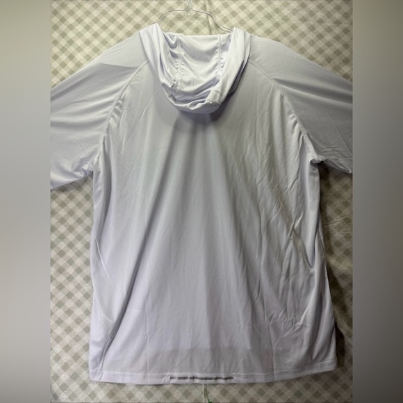 NWT Mens Midubi Exercise Shirt With Sun Protection Long Sleeve Quick White 2XL - Picture 2 of 11